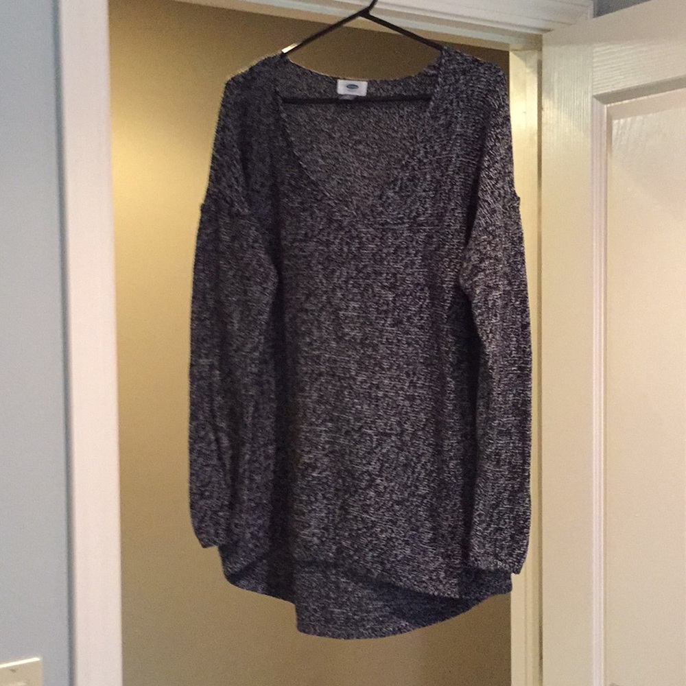 Old Navy extra long but neck sweater